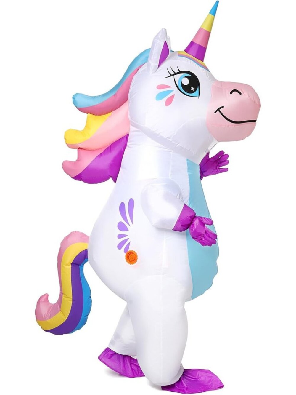 🎃Halloween Inflatable Costume Unicorn Adult- Full Body Blow Up Party Cosplay